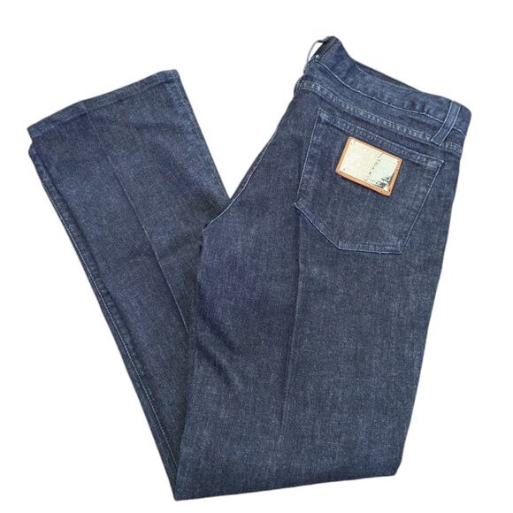 Ralph Lauren Jeans 32 Dark Wash Blue Denim Bootcut - Picture 1 of 12